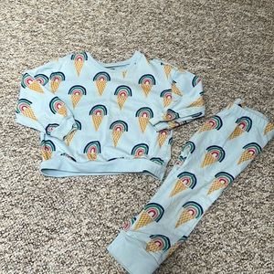 Tea Collection two piece toddler outfit